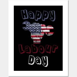 Happy labour day Posters and Art